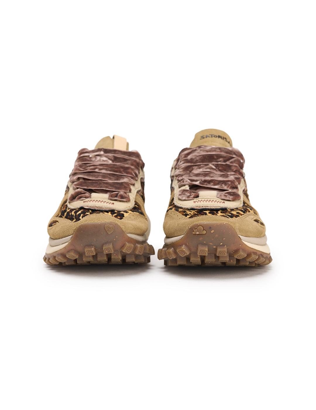 Zapatillas Satorisan Chacrona Metta Premium leopardo de muje