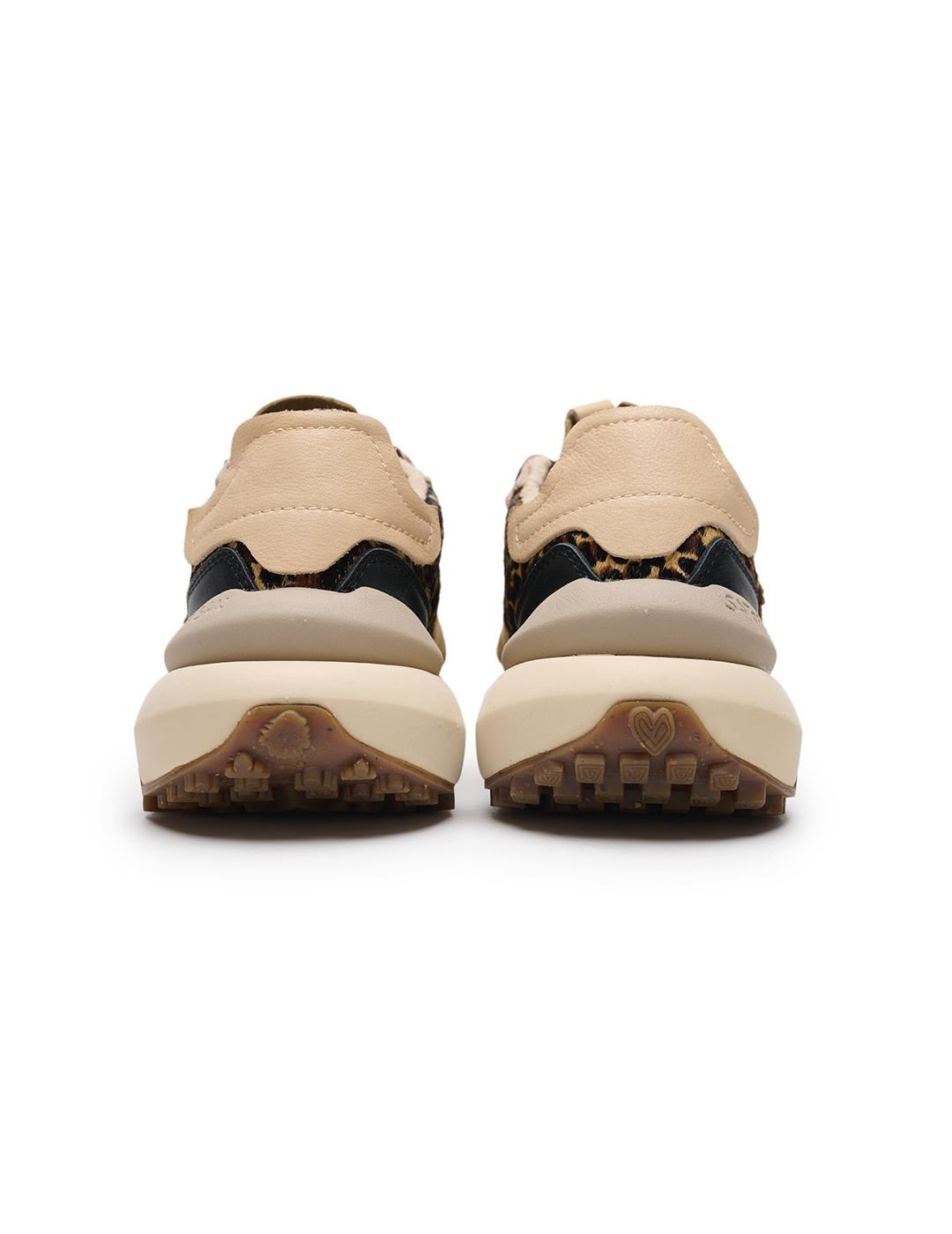 Zapatillas Satorisan Chacrona Metta Premium leopardo de muje