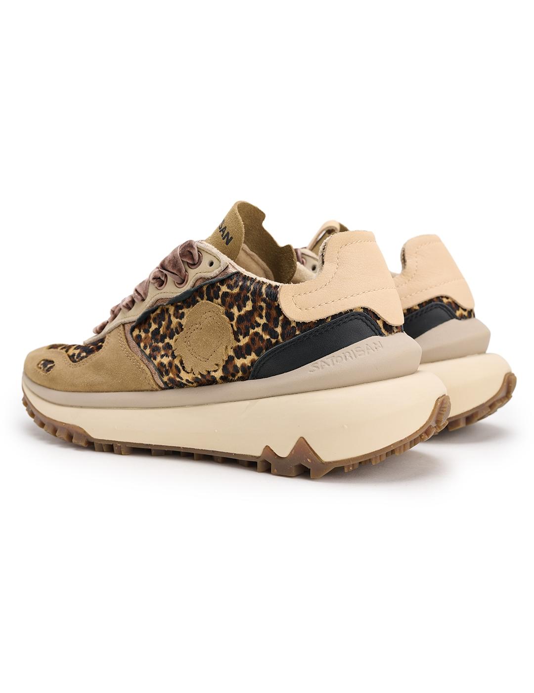 Zapatillas Satorisan Chacrona Metta Premium leopardo de muje