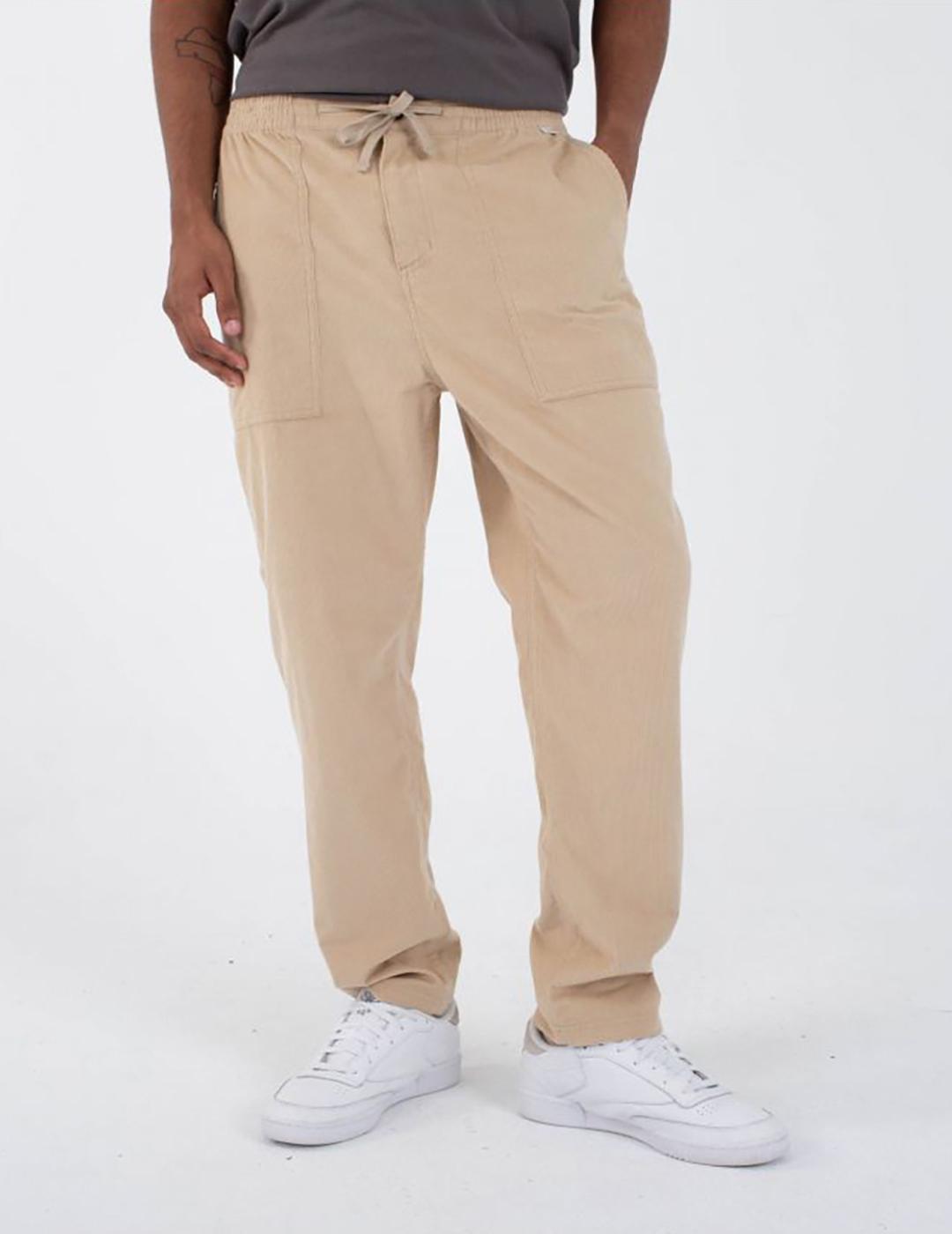 Pantalón Hurley Baja Straight pana beige de hombre
