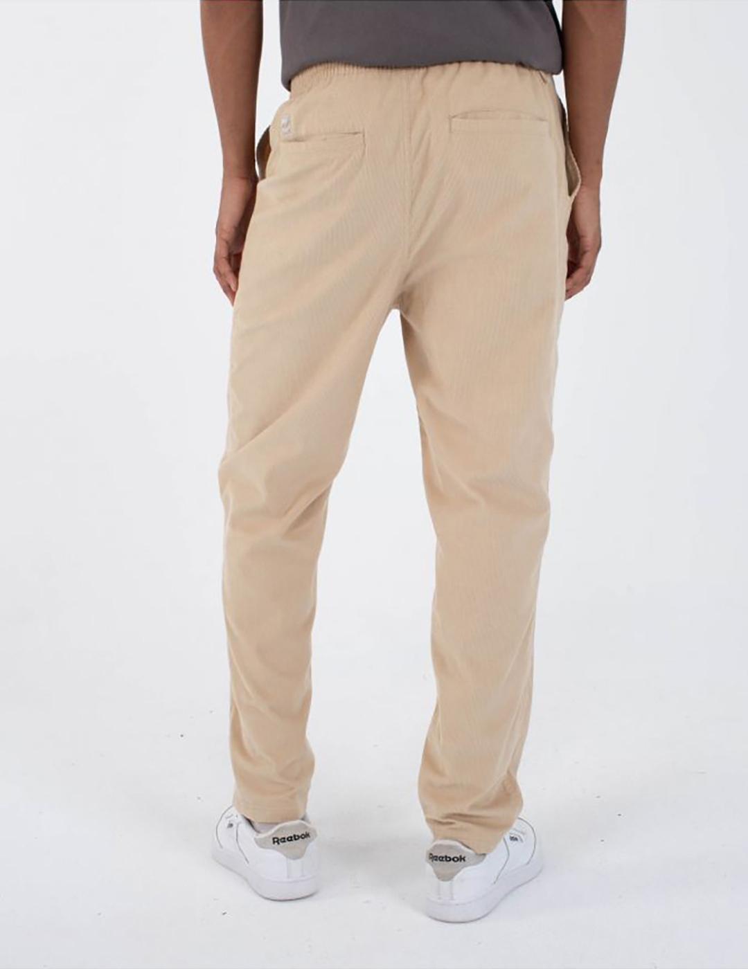 Pantalón Hurley Baja Straight pana beige de hombre