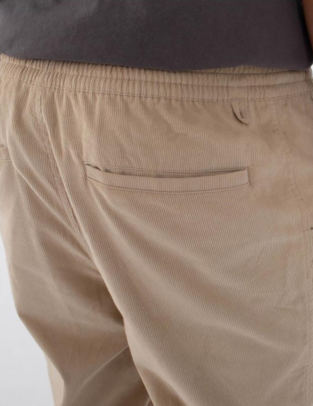 Pantalón Hurley Baja Straight pana beige de hombre