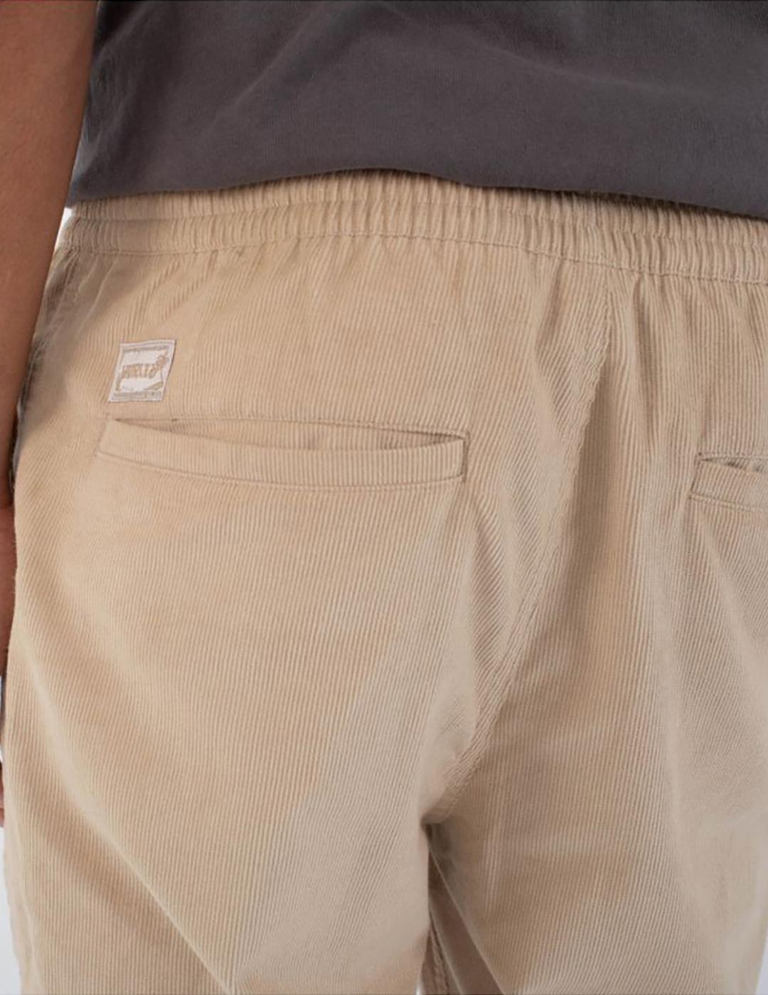 Pantalón Hurley Baja Straight pana beige de hombre