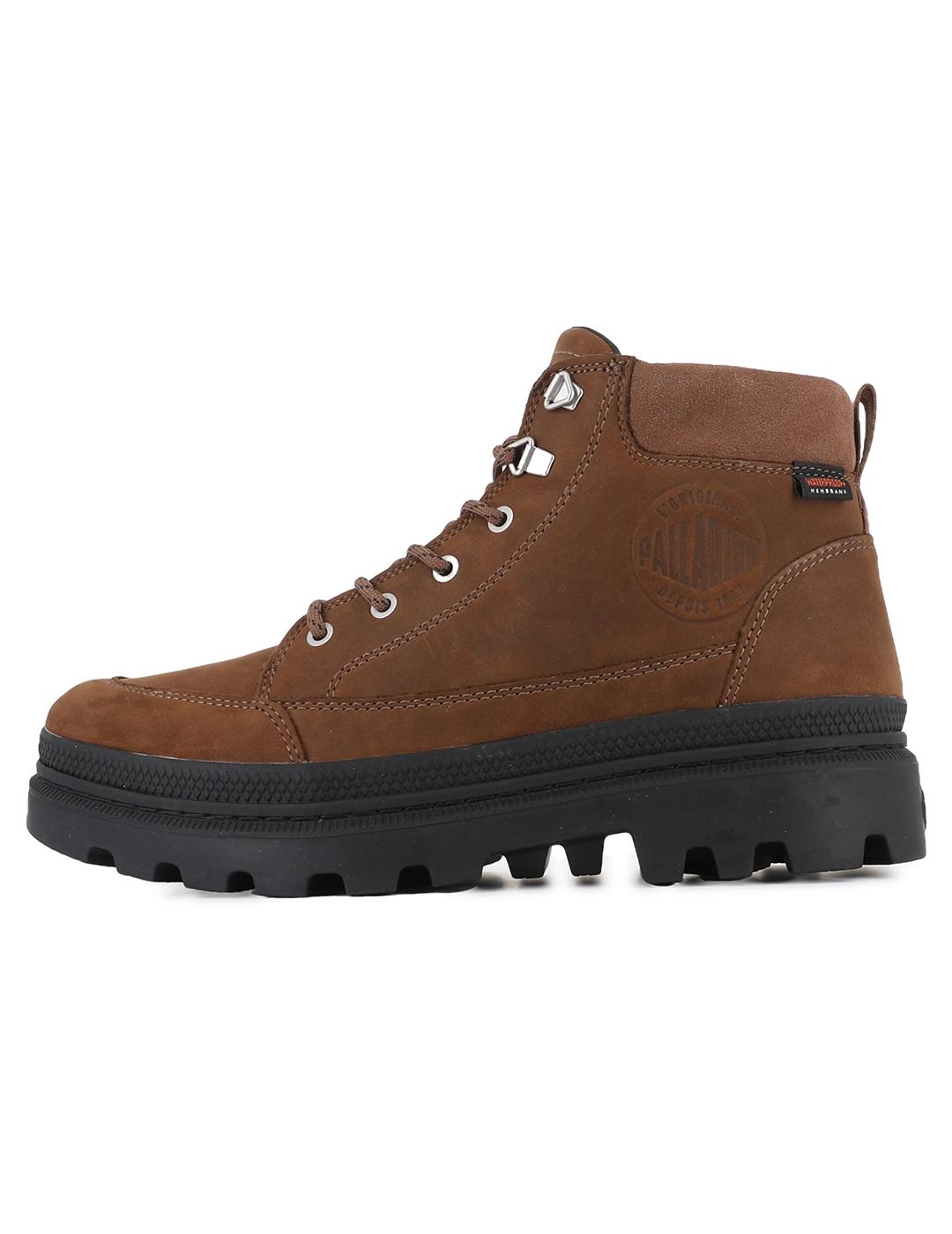 Botas Palladium Troopercuff Waterproof marrón de hombre