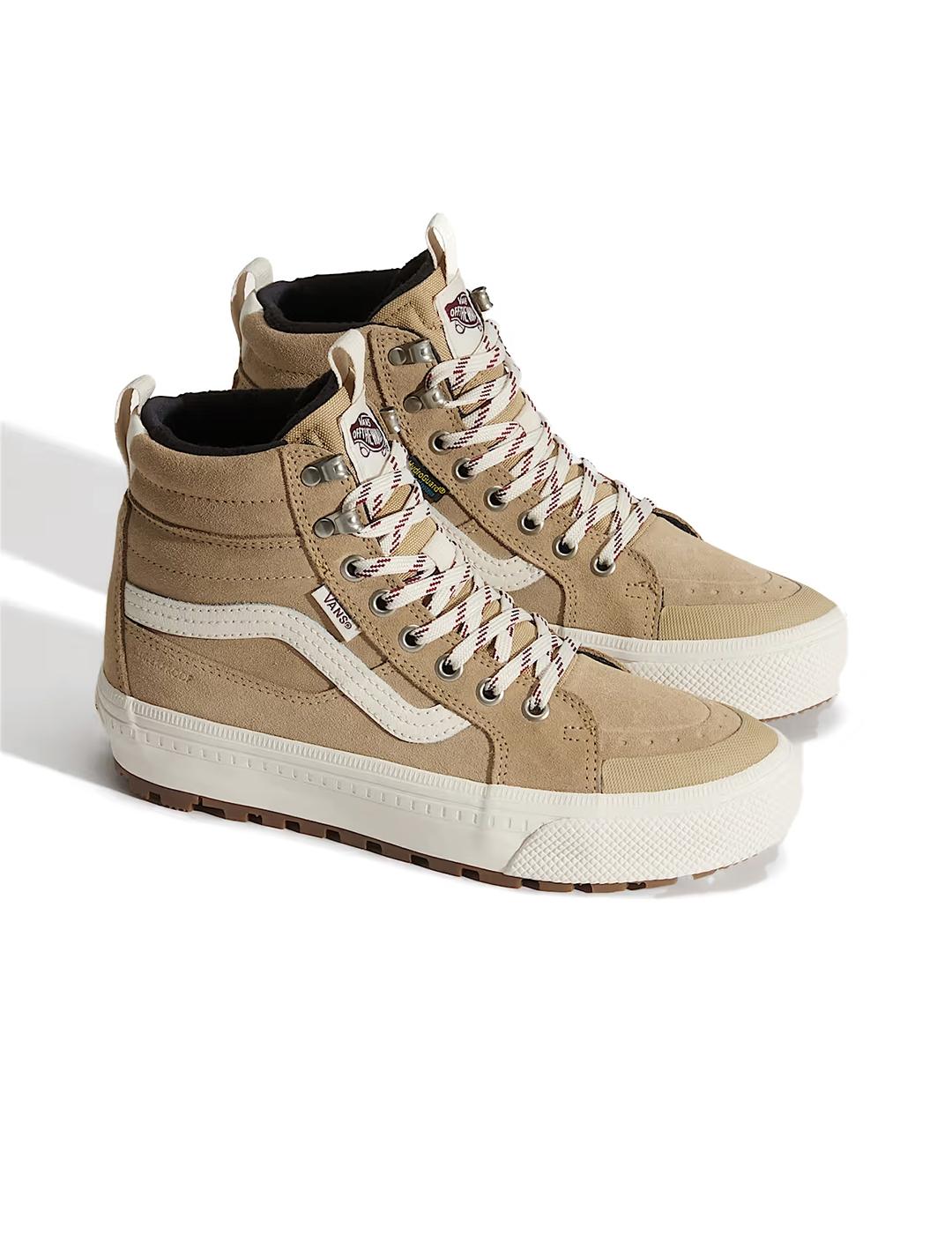 Botas Vans MTE Sk8-Hi Waterproof Insulated beige de mujer