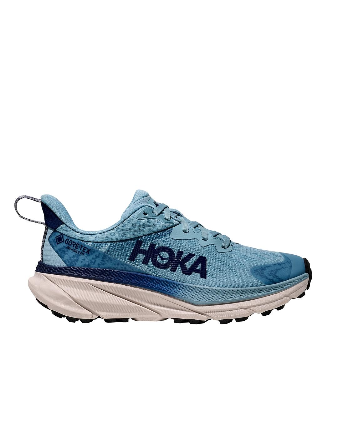 Zapatillas Hoka Challenger 7 Goretex azul celeste de mujer