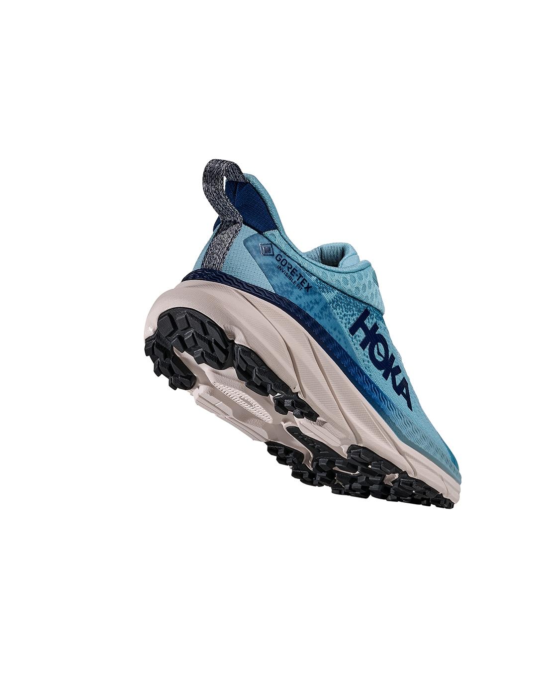 Zapatillas Hoka Challenger 7 Goretex azul celeste de mujer