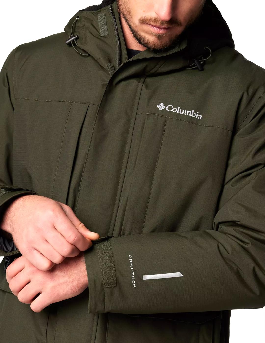 Chaqueta Columbia Landroamer Sherpa Lined verde de hombre