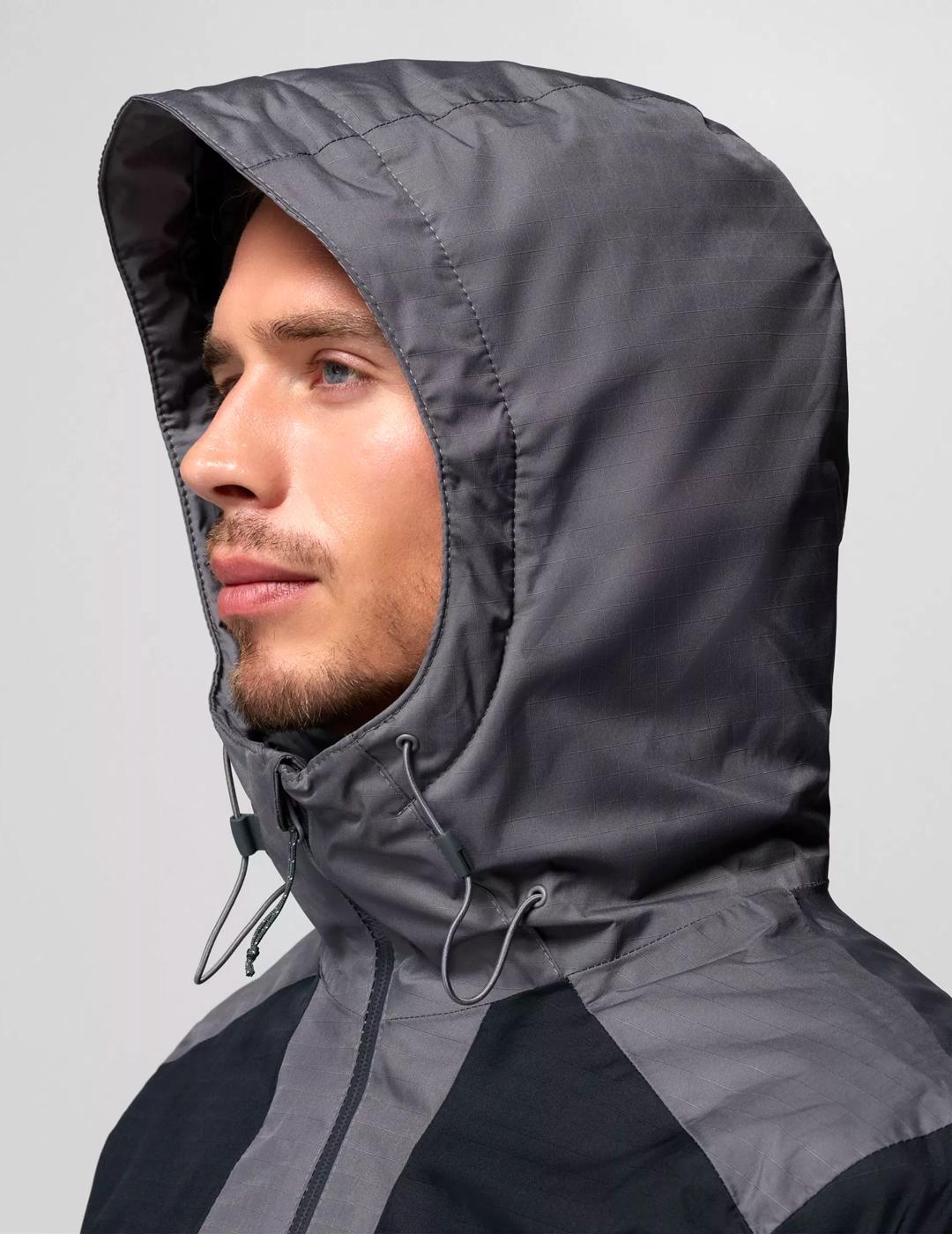 Chaqueta Columbia Point Park II Insu gris negra de hombre