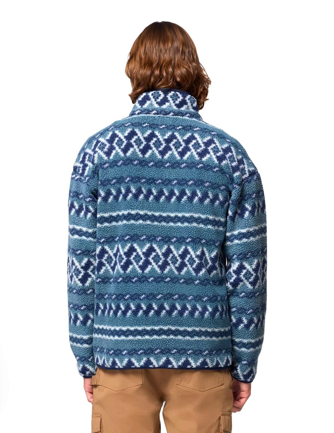 Forro Polar Columbia Helvetia II Printed azules de hombre