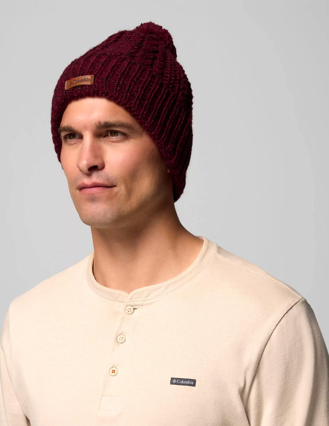 Gorro Columbia Cozy Ridge granate unisex