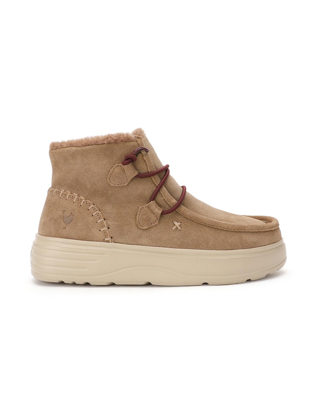 Botas Walk In Pitas Sydney Camel de mujer