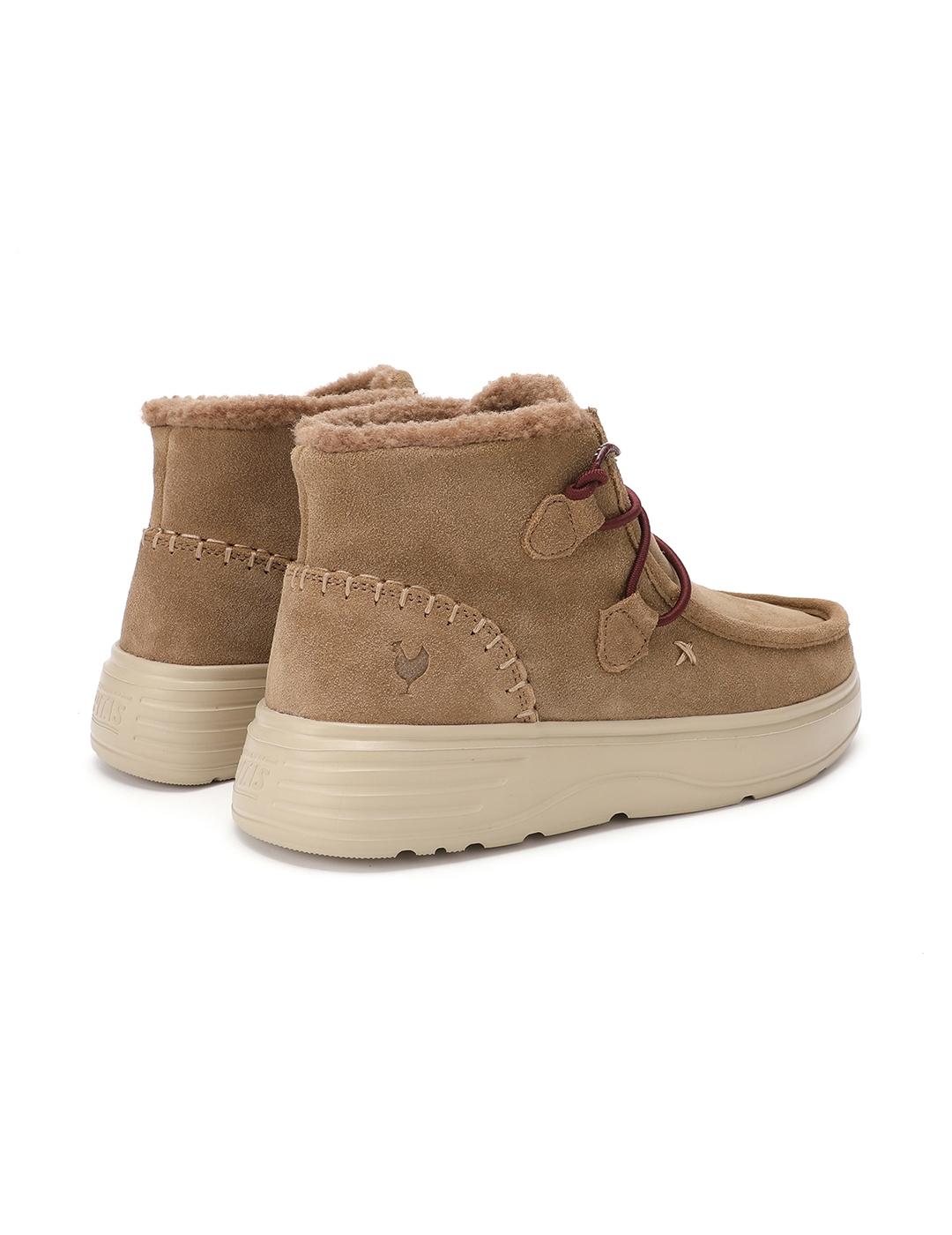 Botas Walk In Pitas Sydney Camel de mujer