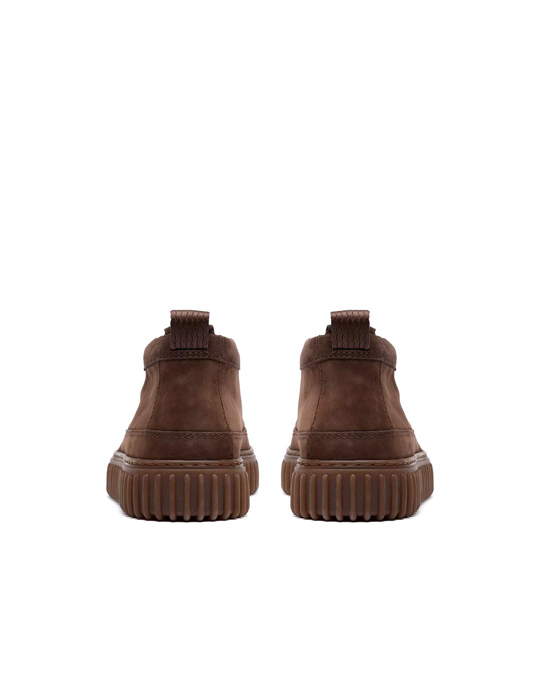 Botines Clarks Torhill LaceHi nubuck marrones de hombre