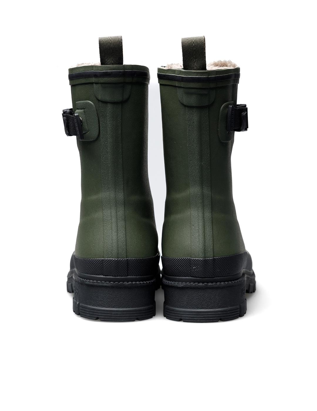 Botas Verbenas Lina Mate Combi kaki con pelo de mujer