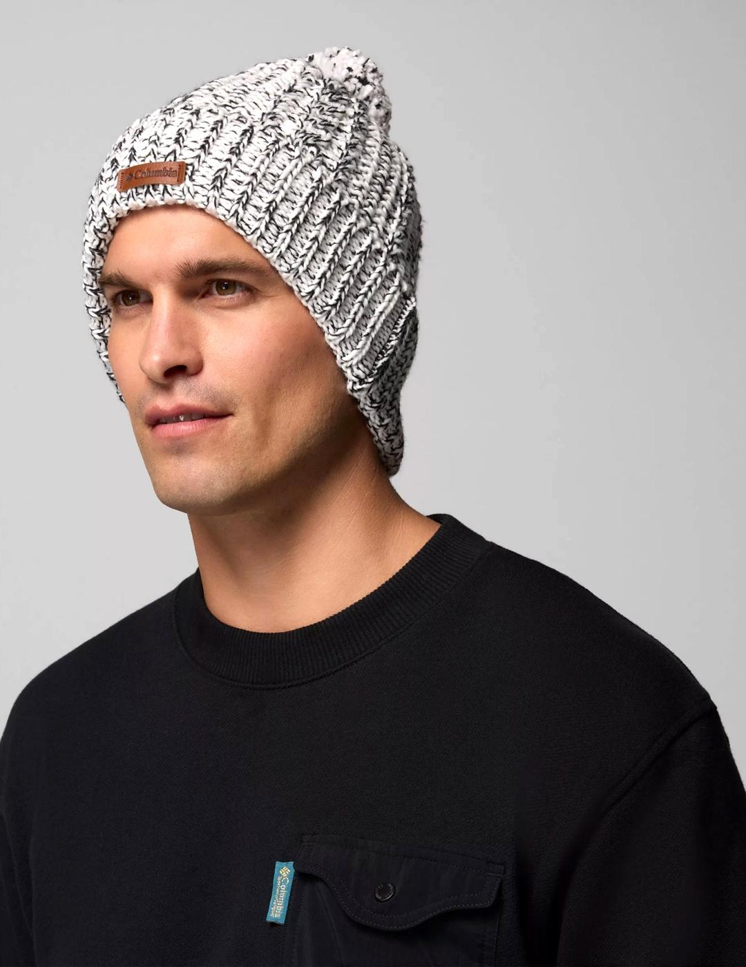 Gorro Columbia Cozy Ridge Beanie blanco negro unisex