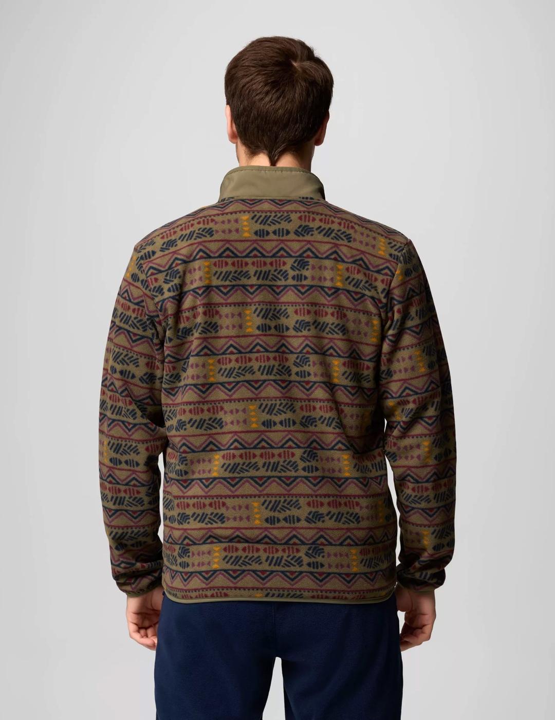 Forro Polar Columbia Sequoia Grove Printed FZ verde hombre