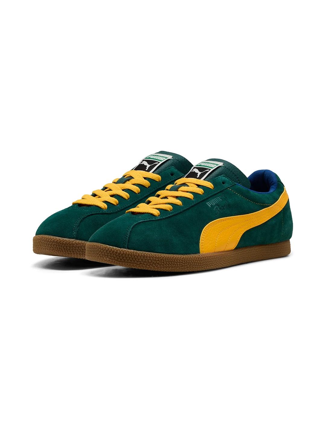 Zapatillas Puma Brasil ante verde de hombre