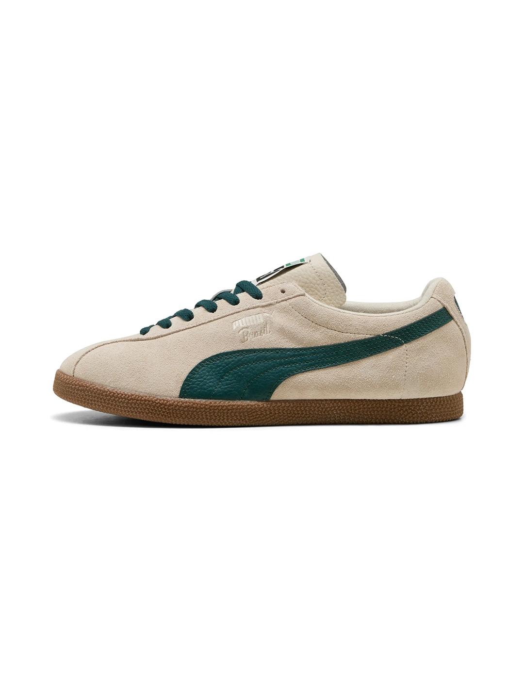 Zapatillas Puma Brasil ante crudo de hombre