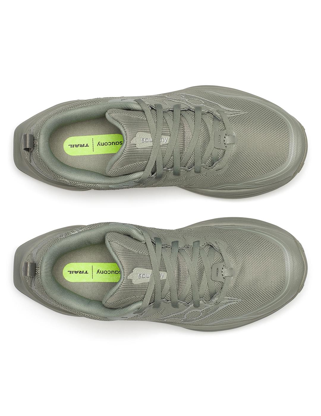 Zapatillas Saucony Peregrine 16 Goretex verdes de mujer