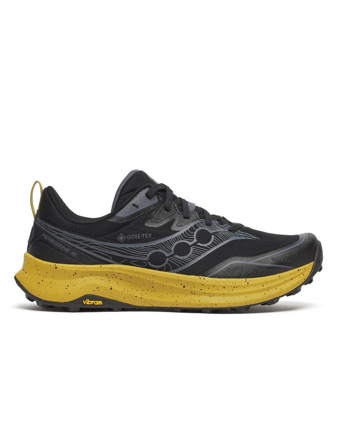 Zapatillas Saucony Peregrine 16 Goretex negras de hombre