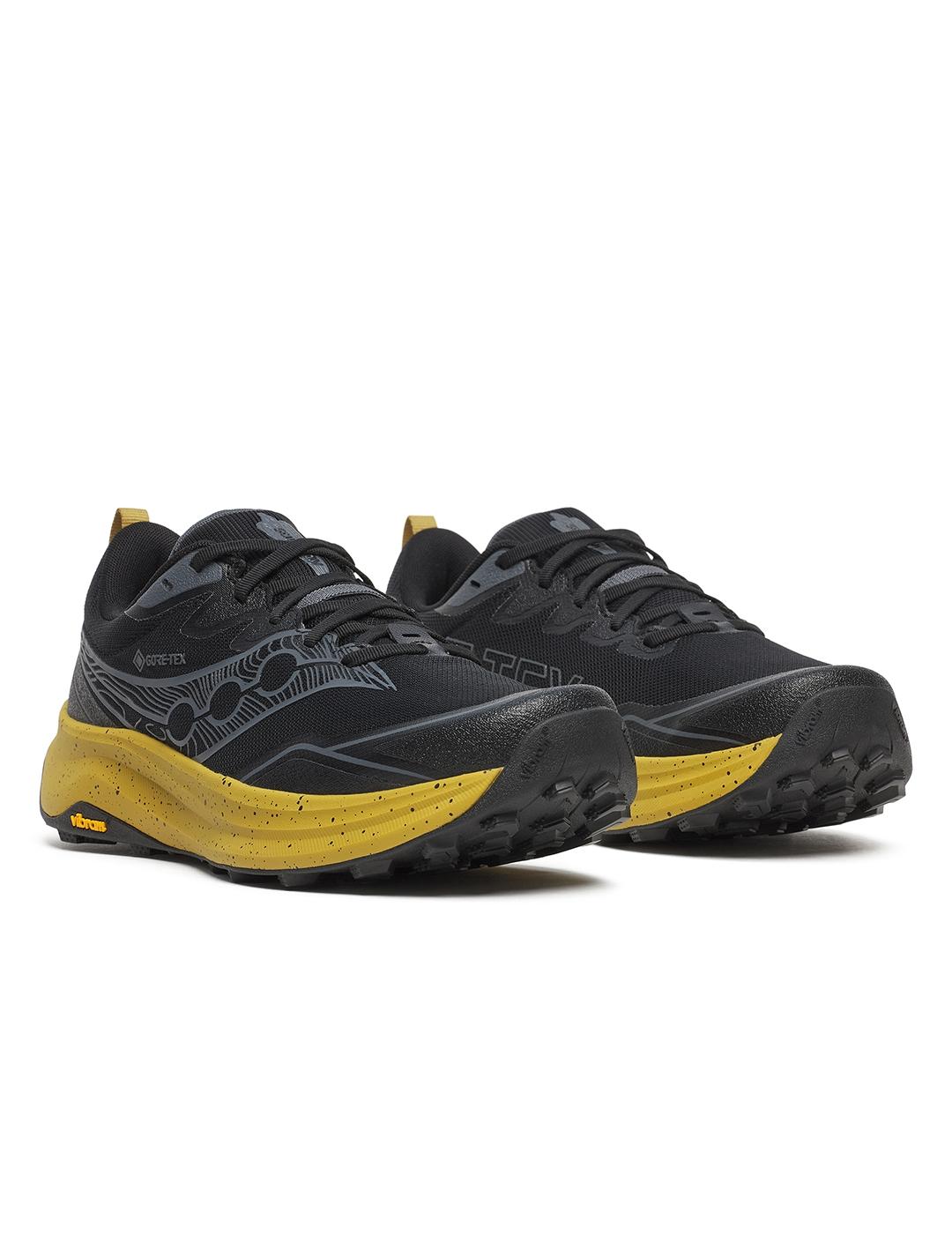 Zapatillas Saucony Peregrine 16 Goretex negras de hombre